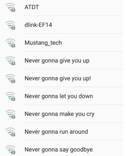 clever wifi names
