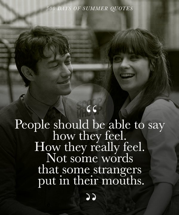 500 Days Of Summer Quotes Best 21 Dialogue From 500 Days Of Summer