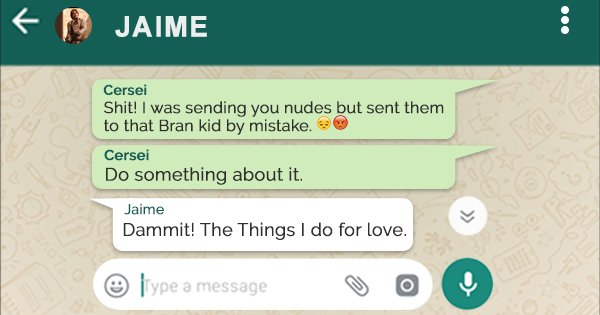 If game of thrones happened over whatsapp, this is what the show would look like - scoopwhoop