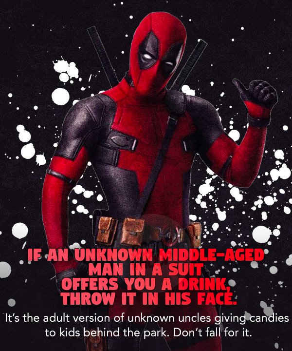 15 Life Lessons From Your Friendly Neighbour Deadpool That Will Set You ...