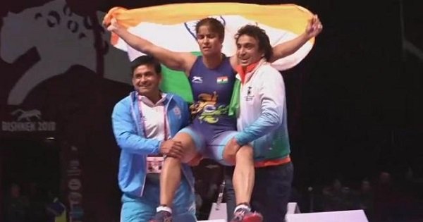 Navjot kaur makes history, becomes 1st indian woman wrestler to win gold in the asian championship - scoopwhoop