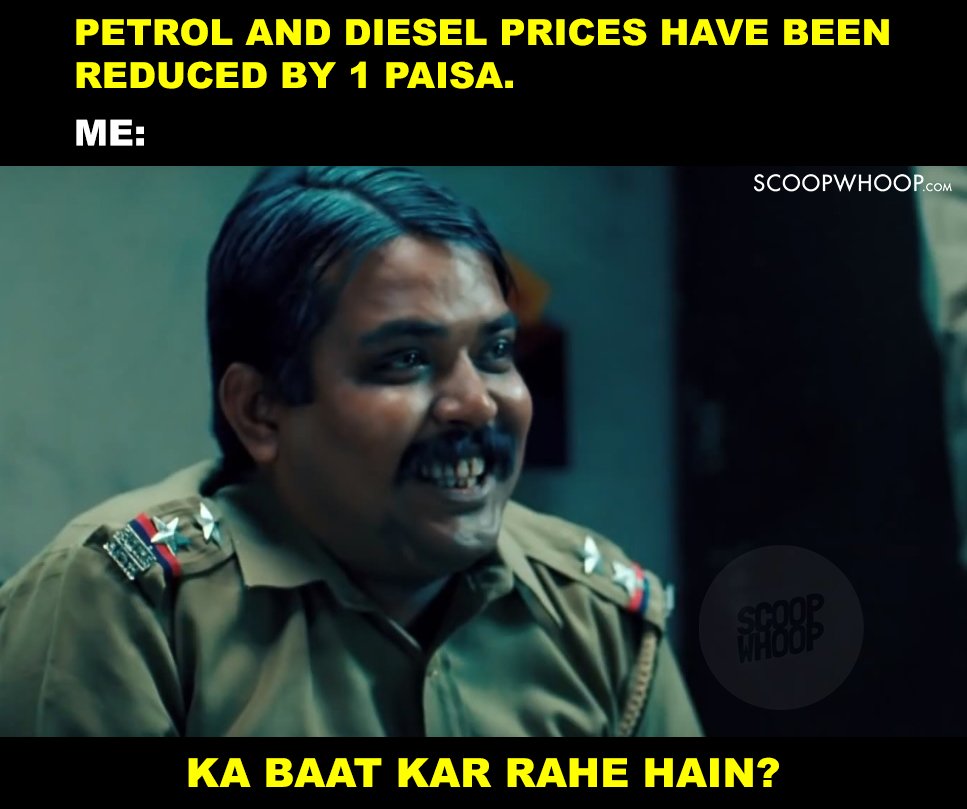 Petrol & Diesel Prices Have Come Down By A Full 1 Paisa & This Is Just ...