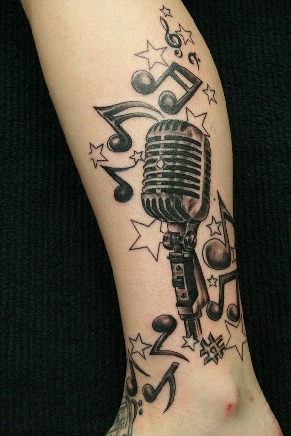110 Music Tattoos That We'd Be Proud To Get Inked
