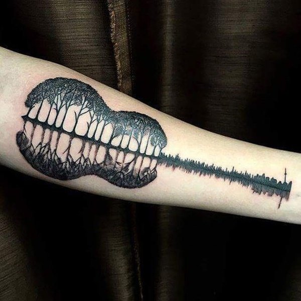 Music Playback Button Temporary Tattoo  Fade Away Tattoo