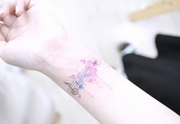 50 Beautiful Tattoos That'll Go Perfectly In Tune with Every Music Lover