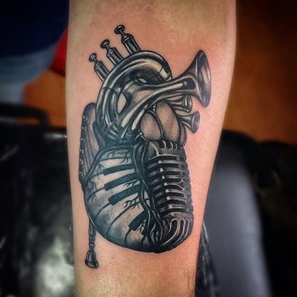 Tattoo uploaded by Barabas Joco • Small guitar tattoo! • Tattoodo