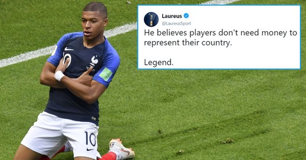 Mbappe Donated All His World Cup Earnings To Charity Proving Hes A Winner Both On And Off The