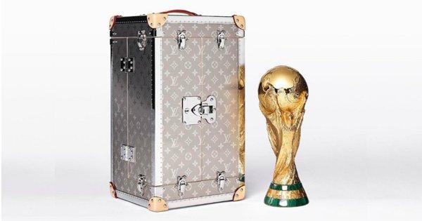 The FIFA World Cup has its own Louis Vuitton case and 2 bodyguards