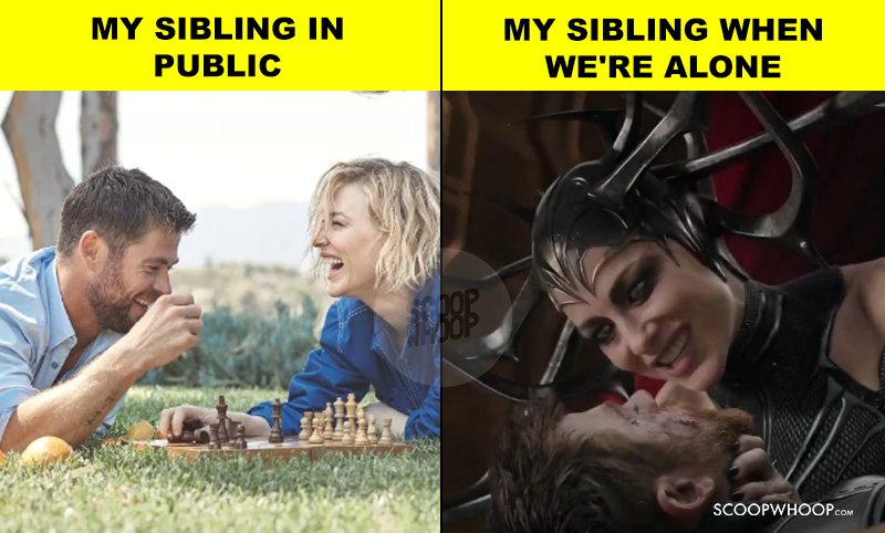 younger sibling memes