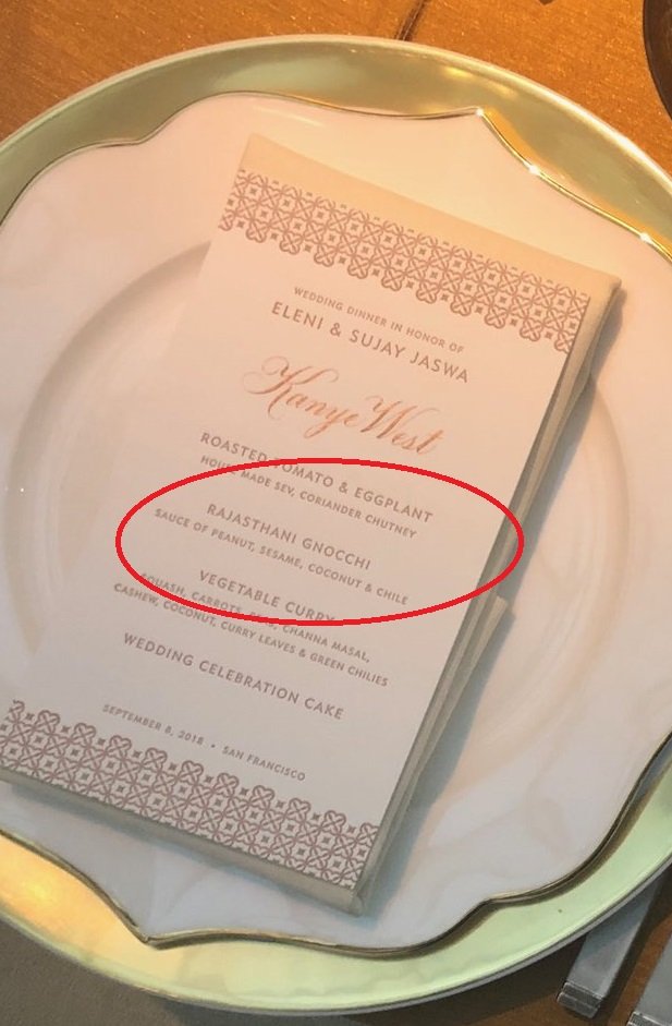 Kanye West Tweeted His Menu For The Night & We’re All Wondering WTF A