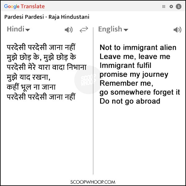 We Put Iconic Bollywood Songs Through Google Translate & Struck Comedy
