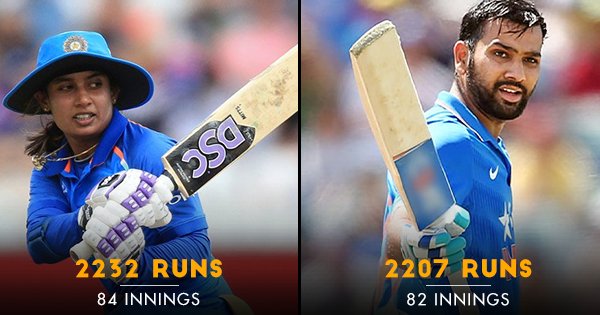 Mithali Raj Surpassed Rohit Sharma To Become The Highest Run Scorer For ...