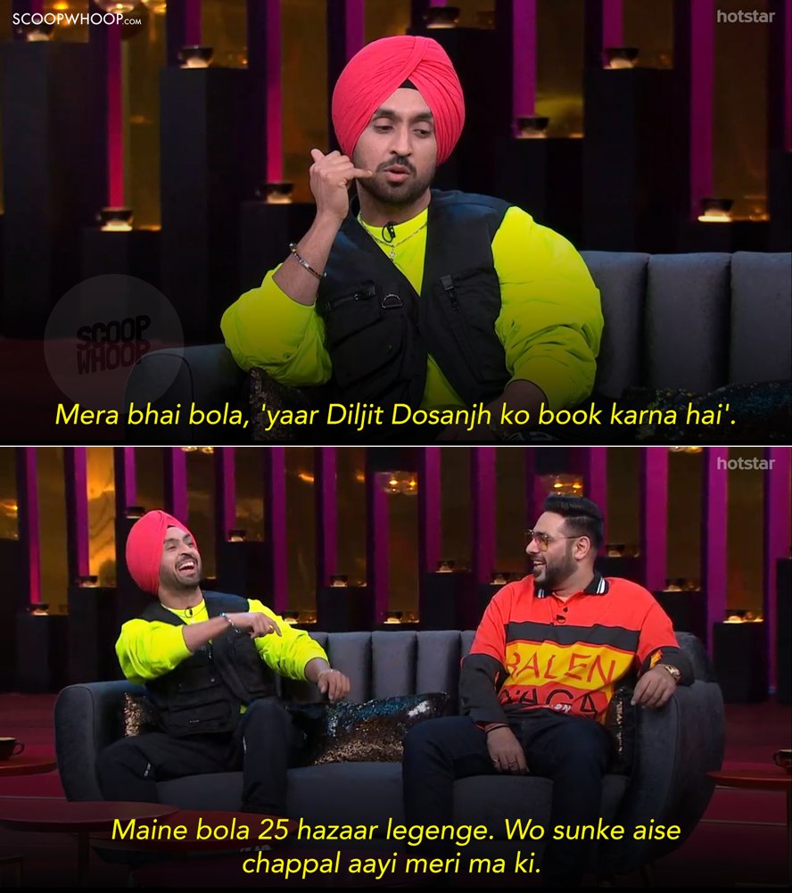 Koffee With Karan: Karan Johar, Diljit Dosanjh Badshah Wore The Most  Expensive Outfits