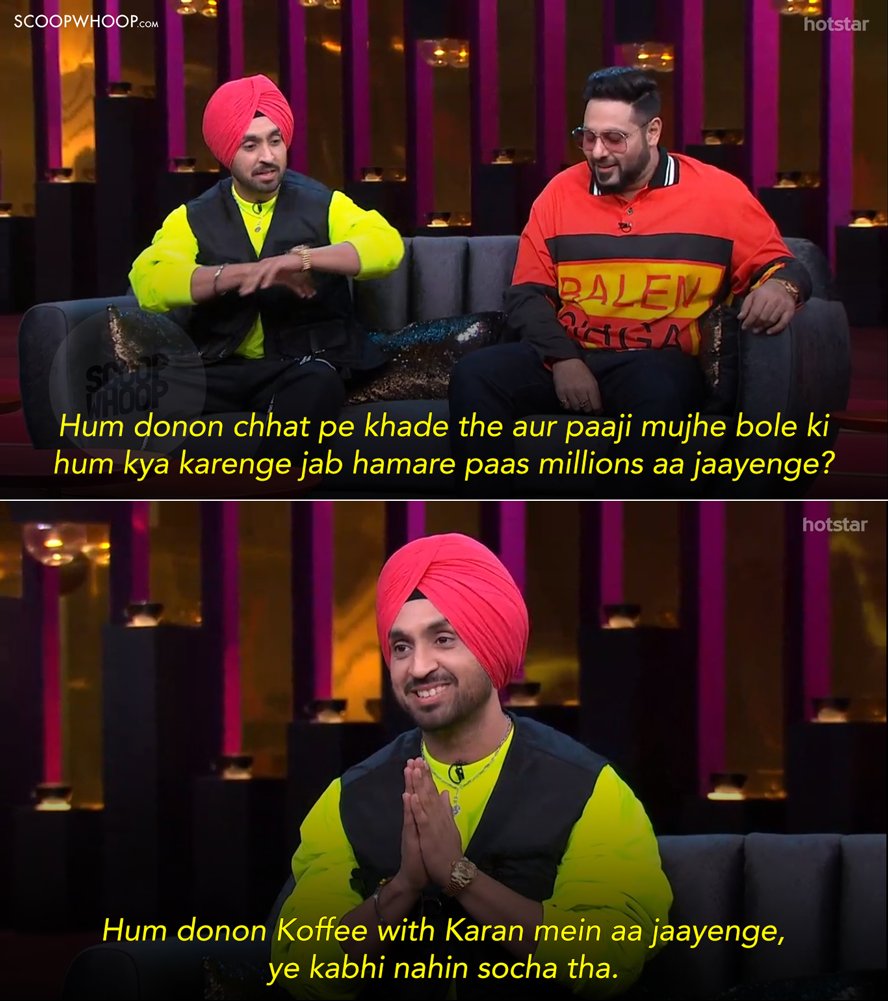 Koffee With Karan: Karan Johar, Diljit Dosanjh Badshah Wore The Most  Expensive Outfits