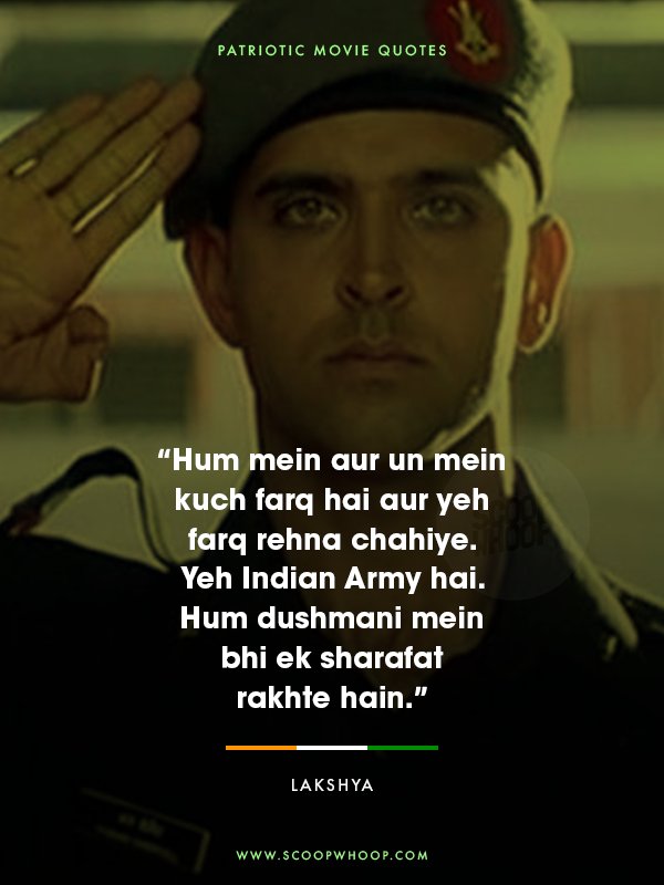 Lakshya- Bollywood Patriotic Dialogues