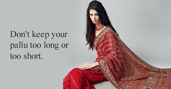 10 Things to Keep in Mind While Wearing a Saree