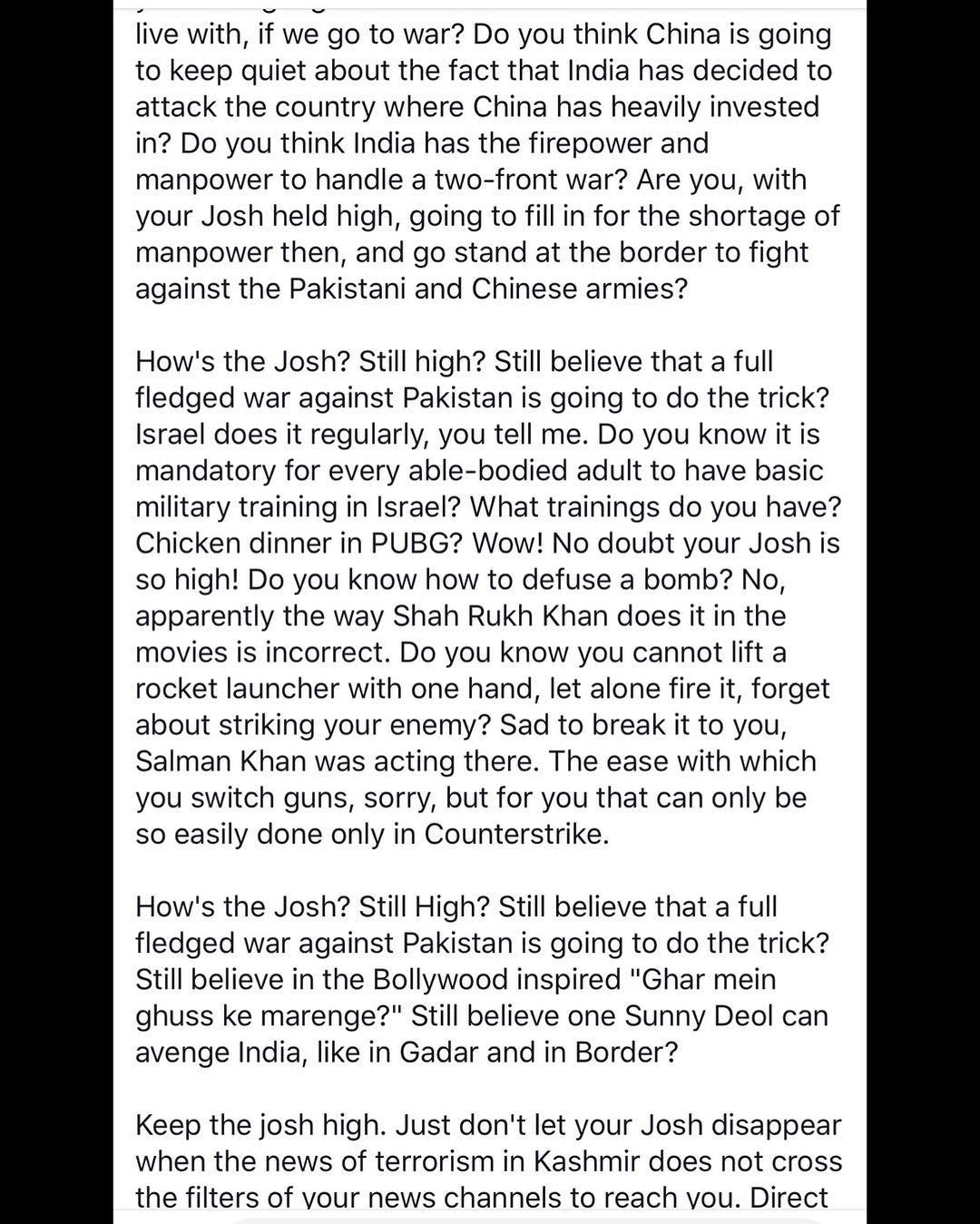 This Army Wife’s Account Of Why ‘Josh’ Is Not The Answer In Our Time Of