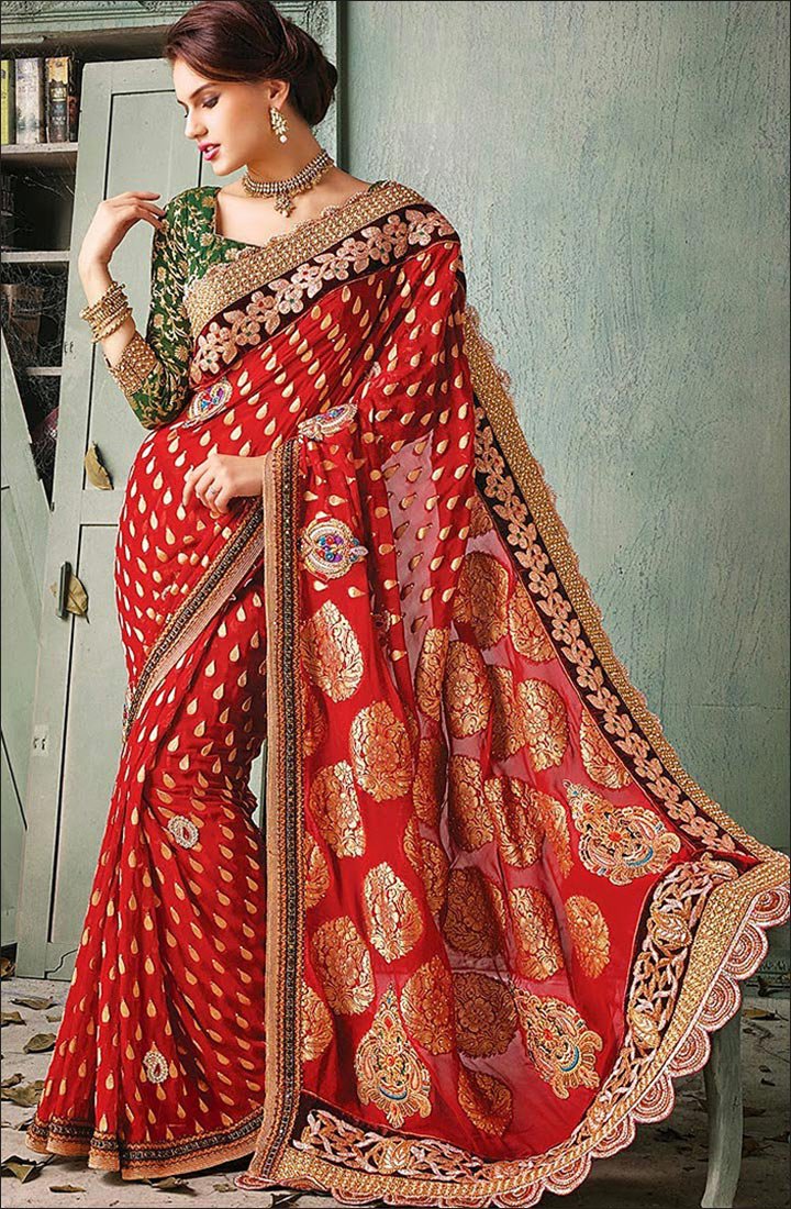 Shivkrupa Enterprise Festive Wear Single Soft Kasturi Linen Silk Lehriya  Type Zari Saree, 6.3 m (with blouse piece) at Rs 1350/piece in Surat