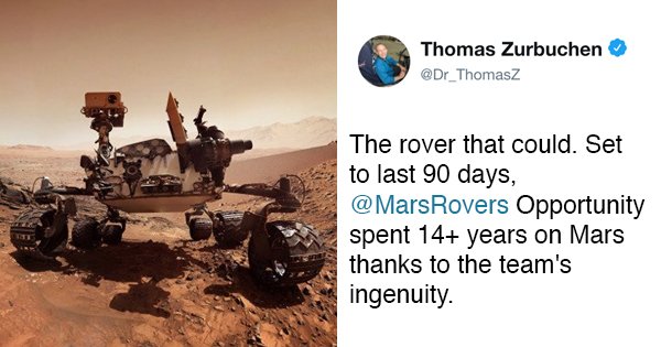 Nasa Bids An Emotional Goodbye To The Mars Rover That Lost Contact With