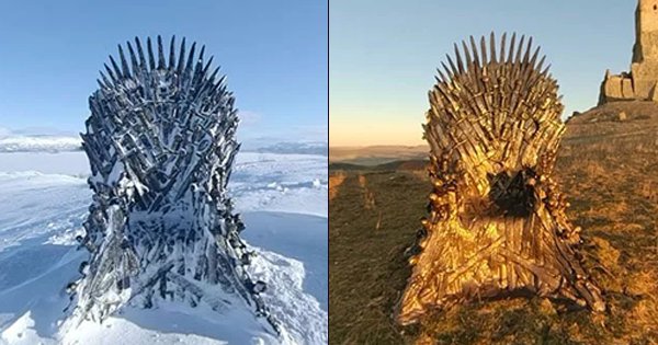 In A Literal ‘game Of Thrones’, Hbo Hid 6 Iron Thrones Across The World 