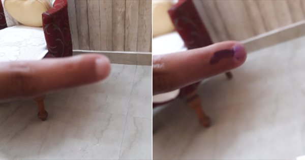 Voters raise concern after indelible ink used in elections apparently wears off within hours - scoopwhoop