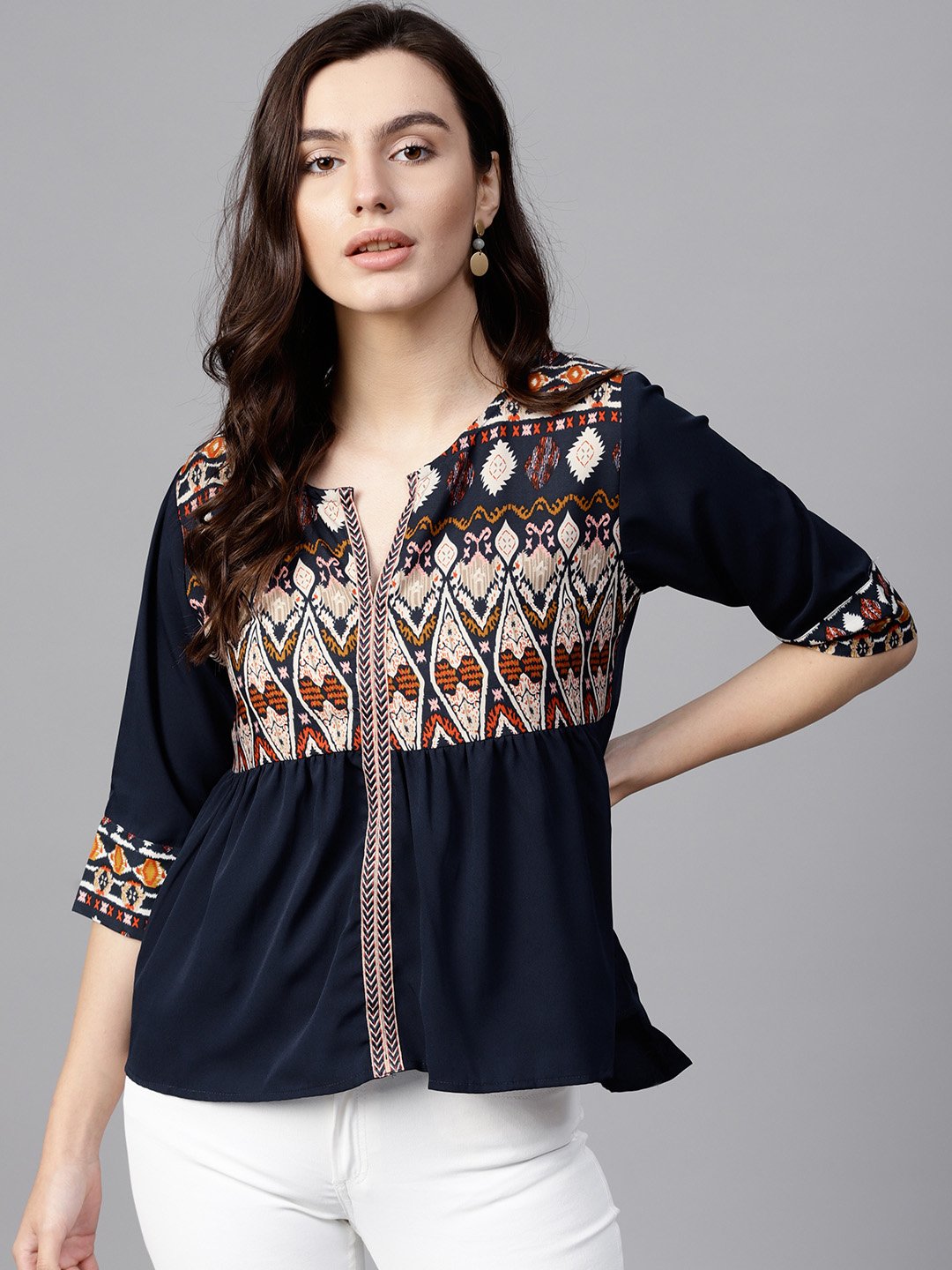 Ethnic Tops & Shirts for women by Myntra