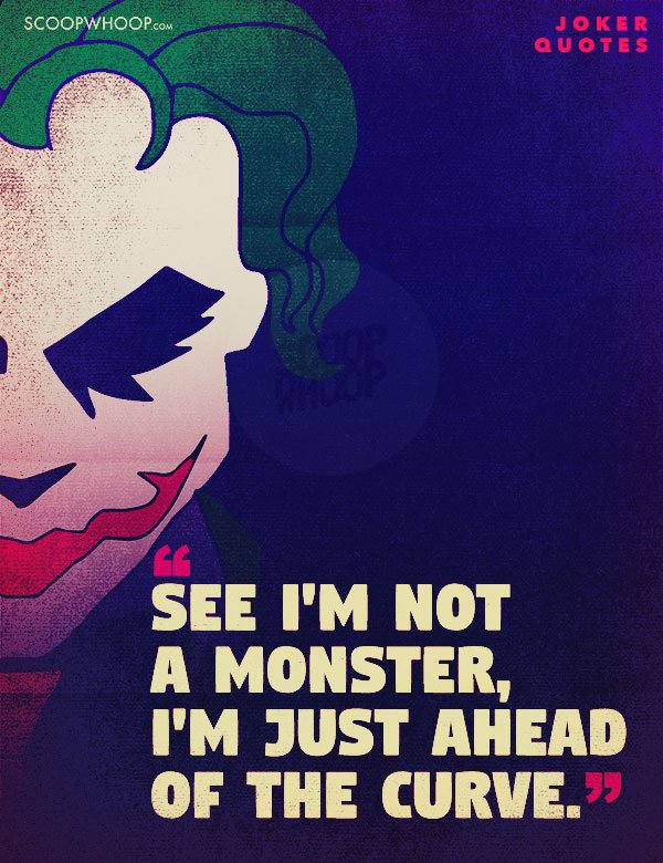 18 Joker Madness Quotes | 18 Heath Ledger Joker Dialogues
