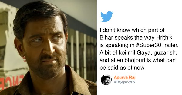 Hrithik Roshan S ‘super 30 Trailer Sparks Anger Memes And Jokes On Twitter Scoopwhoop