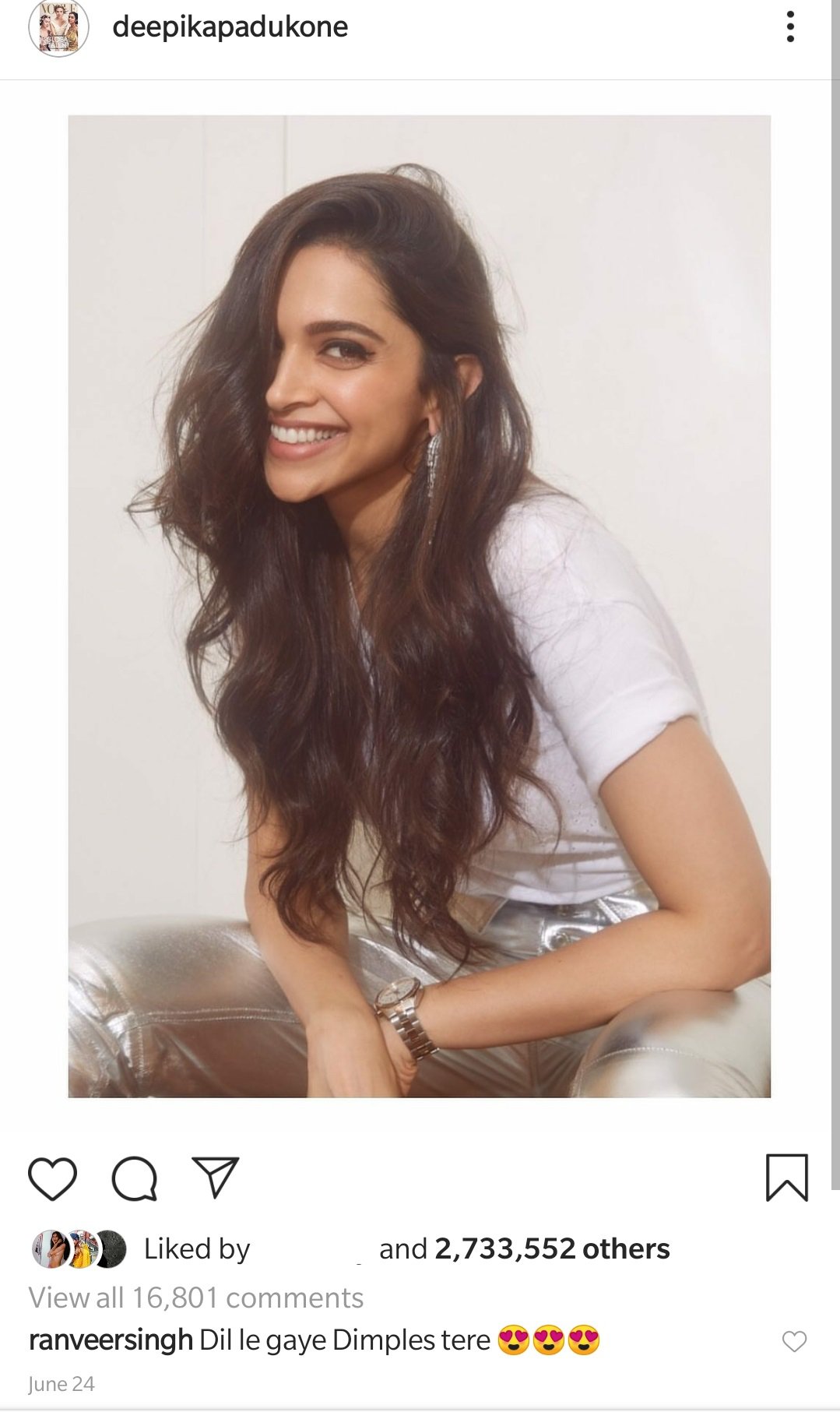 Who Took This?: Curious Deepika Padukone Comments On Ranveer