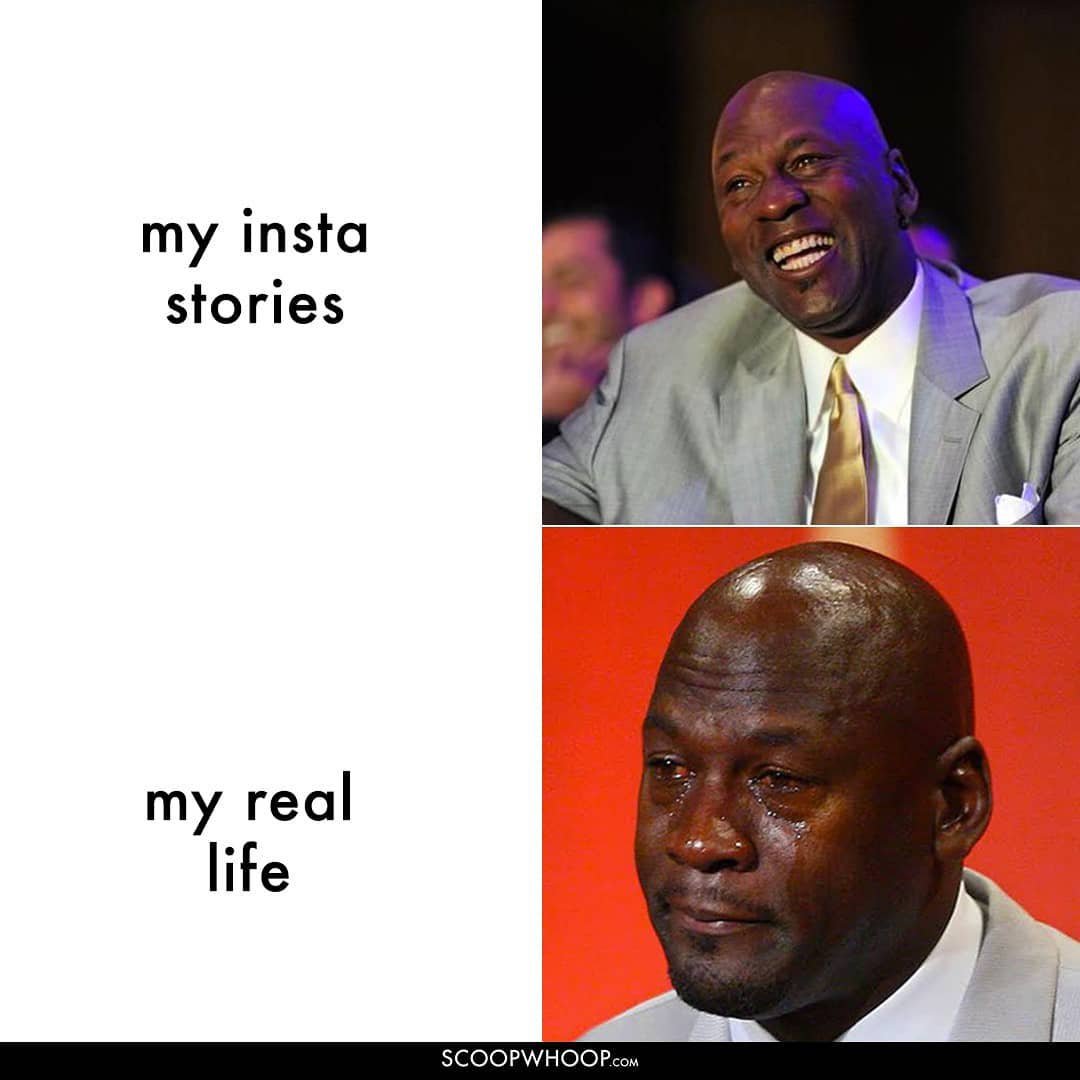 My Insta Stories Vs My Real Life - ScoopWhoop