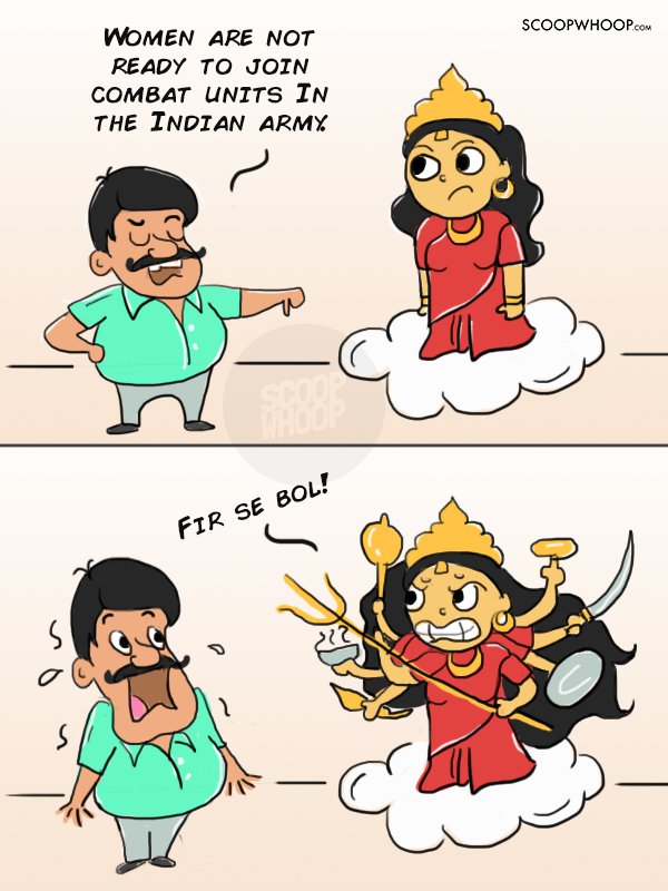 If Maa Durga Lived In India Today, This Is The Kind Of Sh*t She Would Have  To Deal With