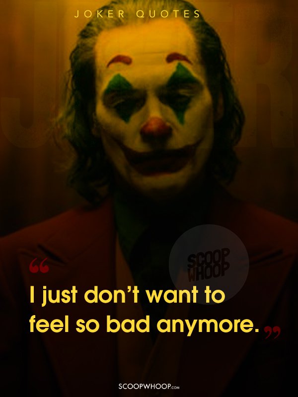 15 Famous Joker Movie Dialogues | 15 Best Joker Movie Quotes