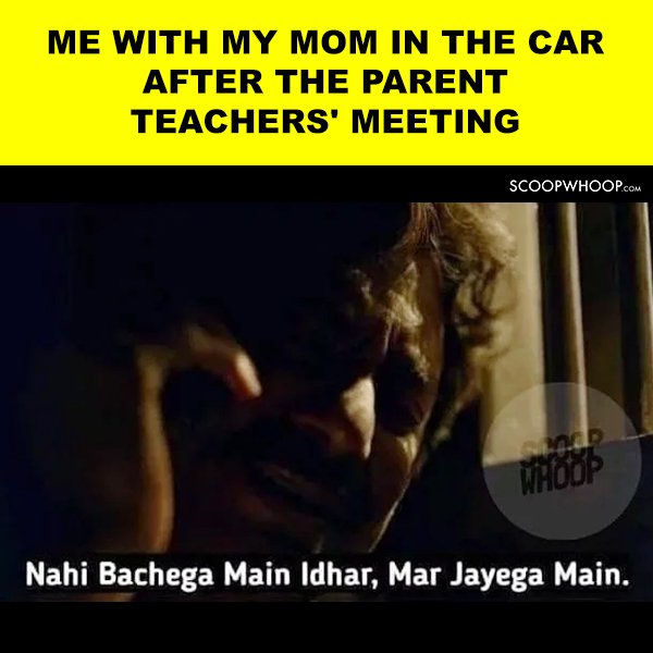 15 Relatable Memes On Parent Teachers' Meeting That You Would Want To Share  With The Class