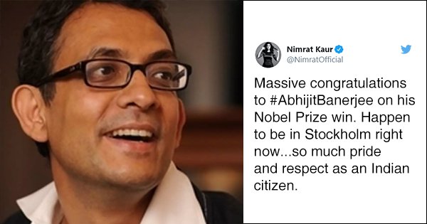 Twitter Lauds Indian-Origin Abhijit Banerjee Who Won Nobel Prize for ...