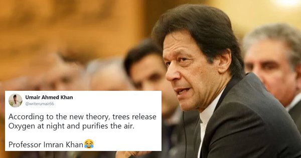 Pak PM Imran Khan Says Trees Give Oxygen At Night & Twitter Took Him Back  To School
