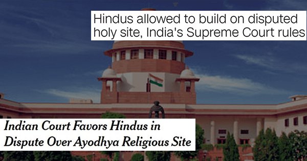 Ayodhya Verdict: How International Media Covered The Supreme Court's ...