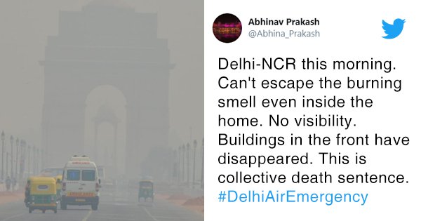 Delhi Air Pollution: #DelhiAirEmergency Trends as Air Quality Worsens in  Delhi NCR