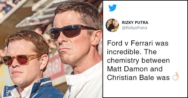 15 Tweets To Read Before Booking Your Tickets For Ford V Ferrari