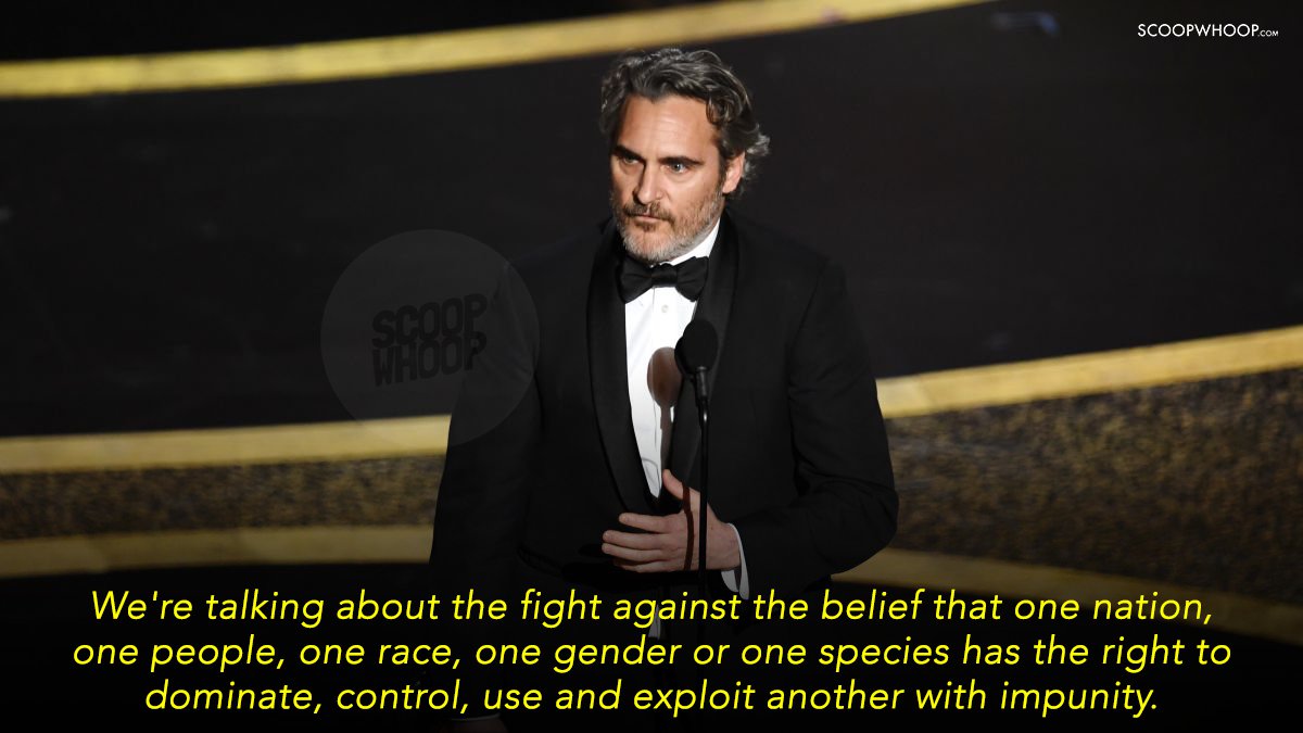 Twitter Hails Joaquin Phoenix's Passionate Speech At The Oscars Calling