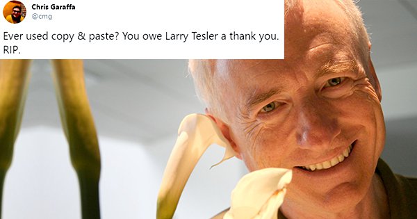 Larry Tesler, The Computer Scientist Who Invented Cut, Copy Paste ...