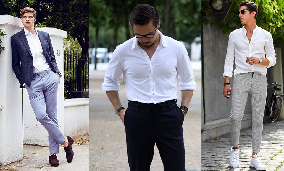 5 different ways to wear white shirt