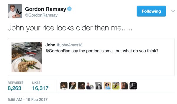 Gordon Ramsay S Recent Twitter Activity Proves Lockdown Has Basically Broken Him