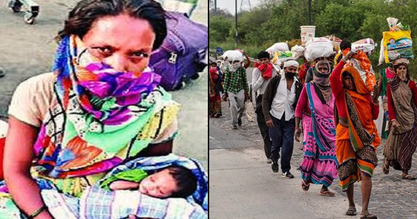 Forced To Give Birth On The Road & Then Walk 160 Km, This Is The Plight Of  India's Migrant Workers