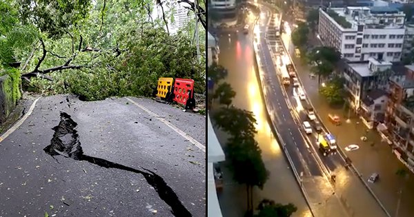 Heavy Rains & High Speed Winds Wreak Havoc As Mumbai Experiences Worst ...