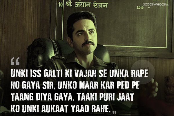 16 Powerful Dialogues From ‘Article 15’ That Paint The Uncomfortable ...