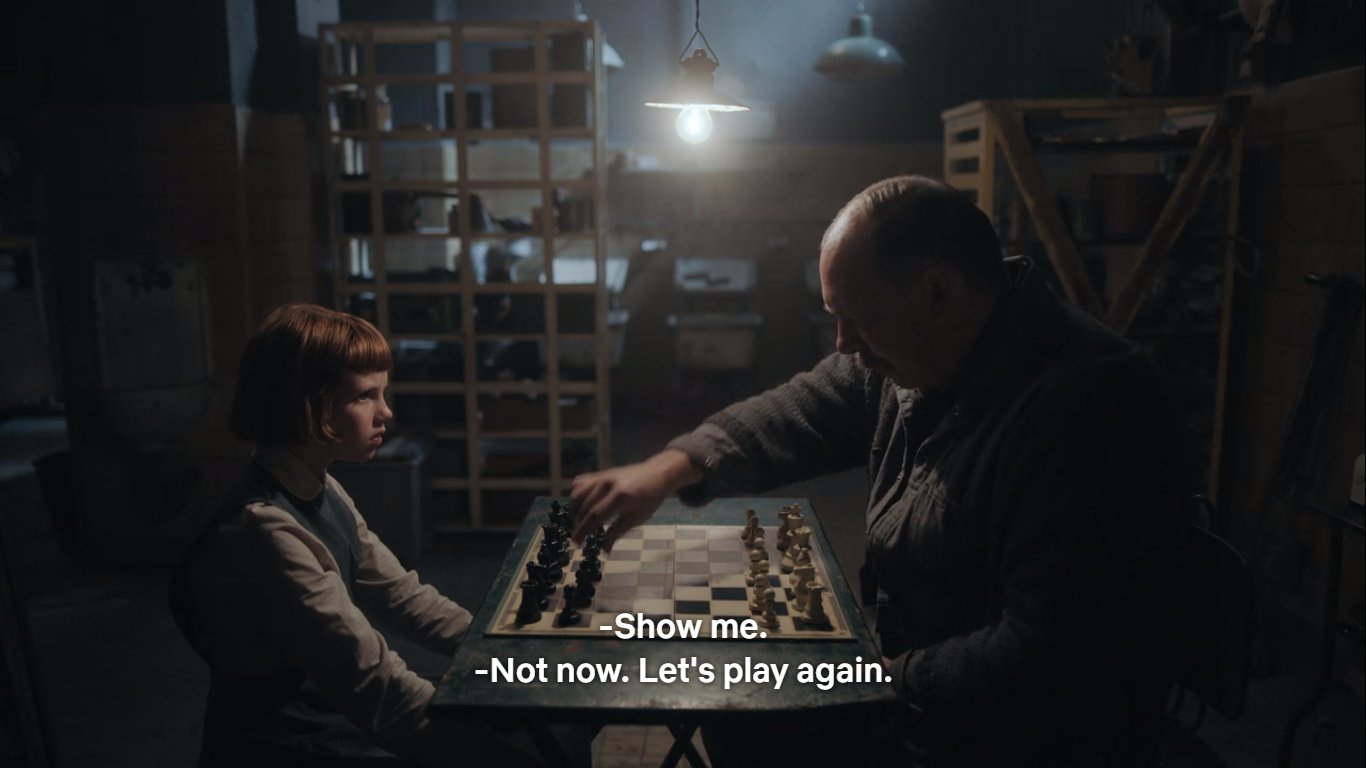 The Queen's Gambit - Speed chess scene 