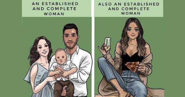 This Illustrator Shows How The World Perceives Women Vs How It Should ...