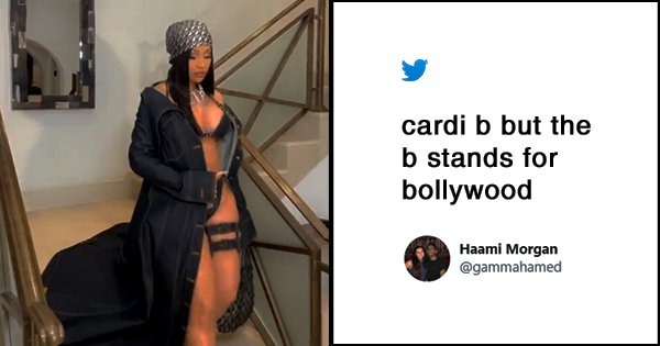 Cardi b just played ‘kaliyon ka chaman’ & desis cannot keep calm, okurrr? - scoopwhoop