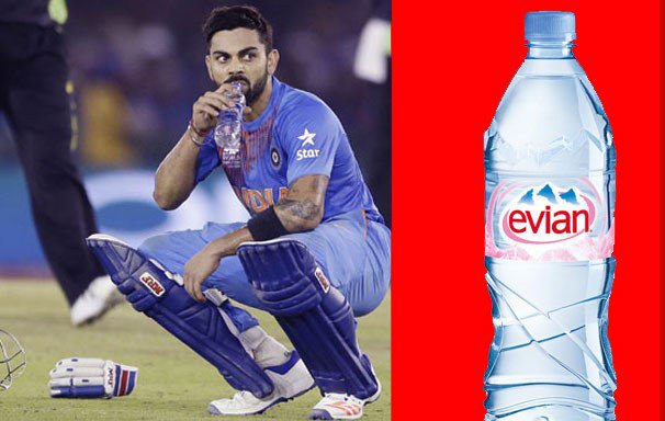 What Is Virat Kohlis Water Price 1liter Evian Water Cost 4329