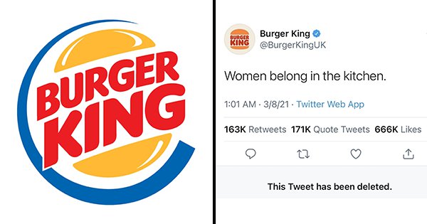 Here's Why Twitter Is Calling Out Burger King For Using A Sexist Trope